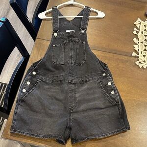 Black Denim Old Navy Overalls